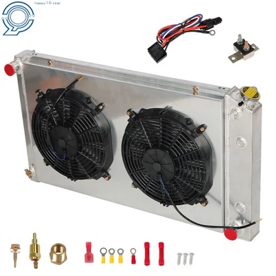 Radiator Shroud Fan Relay 3Row Fit For 73-91 Chevy C/K10 20 30 Pickup Blazer/GMC Foto 1 de 4