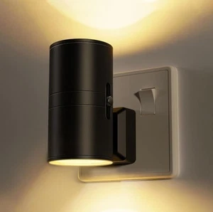 2 Pack LOHAS-LED Night Light Plug in Wall, Vintage Night Light with Dusk to - Imagen 1 de 8