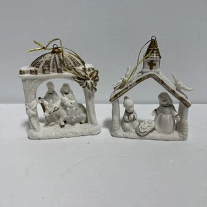 Ornamenti Natalizi Natività Sacra Famiglia Vintage  - Foto 1 di 13