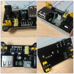 6PCS Power Supply Module 3.3V 5V DC 6.5-12V Power Supply for Breadboard - Zdjęcie 1 z 12