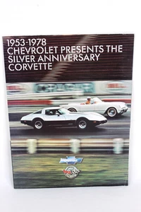 1953-1978 Chevrolet Corvette Silber Jubiläum Händler Prospekt Werbung - Bild 1 von 3