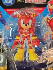 DC X Sonic The Hedgehog Mystery Heroes Figura KNUCKLES come Flash 2,5" Jakks - Foto 1 di 5