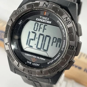 Timex Expedition T49851 Men’s Watch – Black, Chrono, Alarm, Timer, Indiglo - Picture 1 of 23