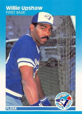 Willie Upshaw 1987 Fleer 239  Toronto Blue Jays  Baseball Card - Image 1 of 2