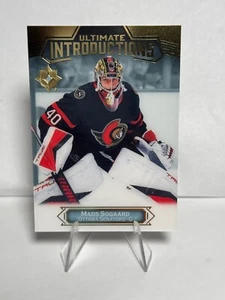 2022-23 Upper Deck Ultimate Collection - Ultimate Introductions Mads Sogaard RC - Picture 1 of 2