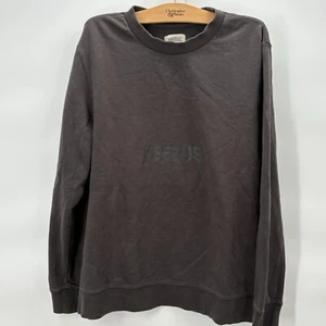 PACSUN YEEZUS TOUR KANYE WEST SWEATSHIRT SWEATER HOODIE BLACK MEDIUM FOG RARE - Picture 1 of 7