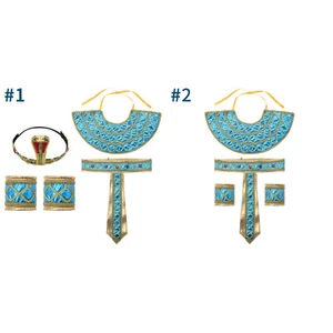 Unisex Ancient Rome Egyptian Pharaoh Cleopatra Cosplay Costume Belt Set,Sleeves - Picture 1 of 25