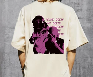 Frank Ocean Blond Shirt Pink Purple Graphic Tee Retro Indie Hip Hop Merch Unisex - Picture 1 of 9