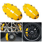 4x Universal Yellow Decor Car Disc Brake Caliper Covers Parts Brake Accessories