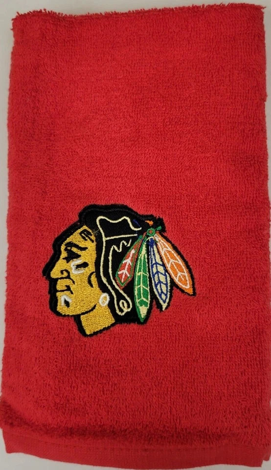 Toalha de mão NHL Chicago Blackhawks, NOVA - Imagem 1 de 1