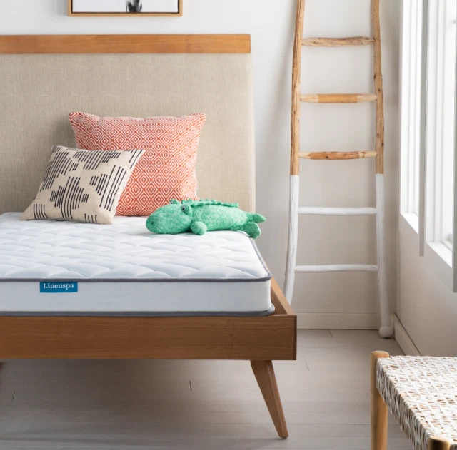 Linenspa Explorer 6" Innerspring Mattress - Twin, White (WMLS06TTGRSP)