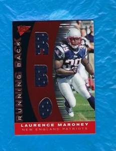 LAURENCE MARONEY 2007 TOPPS PERFORMANCE SKILL SETS TRIPLE RELIC #3/5 PATRIOTS - Picture 1 of 2