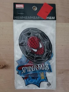 2010 Marvel 3 Spiderman Embroidered Iron-On Patches New Sealed H&M - Picture 1 of 10