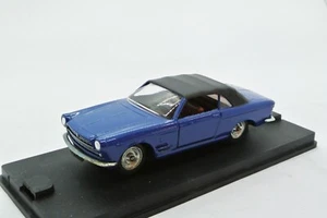 Verem FIAT 2300 S Cabriolet GHIA 1/43 Scale MADE IN FRANCE Vintage Car Blue - Picture 1 of 5