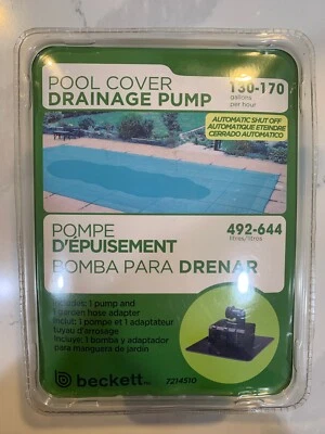 Beckett 7214510 Pool Cover Drainage Pump 130-170 gallons per hour - Image 1 of 4