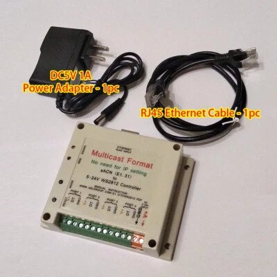 1PC  Controller / Interface Multicast sACN (E1.31) to WS2812/2811 - Image 1 of 4