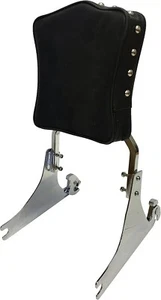 Studded Detachable Sissy Bar/Backrest for Harley Softail w/ 200mm Rear Tire - Picture 1 of 10