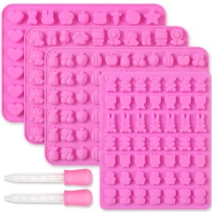 Diverse Animal & Fruit Silicone Chocolate Candy Making Molds Gummy Mold Food ... - Picture 1 of 6