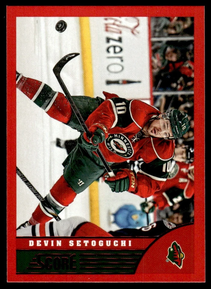 2013-14 Score Red Border Devin Setoguchi #243 - Image 1 of 2