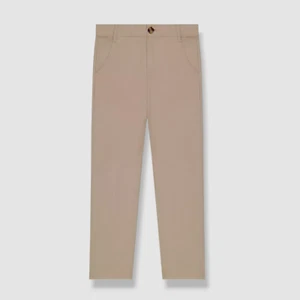$38 Andy and Evan Kid's Boys Beige Straight-Leg Cotton Khaki Twill Pants Size 10 - Picture 1 of 3