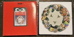 Fitz and Floyd Christmas Plate Omnibus Toyland Wall Decor Candy Plate 2070 / 135 - Picture 1 of 3