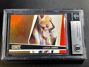 LEBRON JAMES 2005 TOPPS LUXURY BOX #23 LOGE LEVEL GOLD HOLO PARALLEL #'D /200