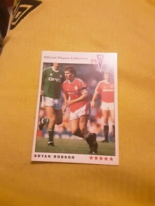 Bryan Robson 1992 PANINI Players collection card - Picture 1 of 1
