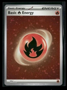 Basic Red Fire Energy Cosmos Holo Foil 002 Pokemon 151 English NM - Picture 1 of 2