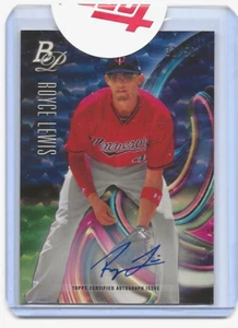 ROYCE LEWIS 2018 Bowman Platinum TOP PROSPECTS AUTO ICE FOIL 31/50 Twins RC - Picture 1 of 1