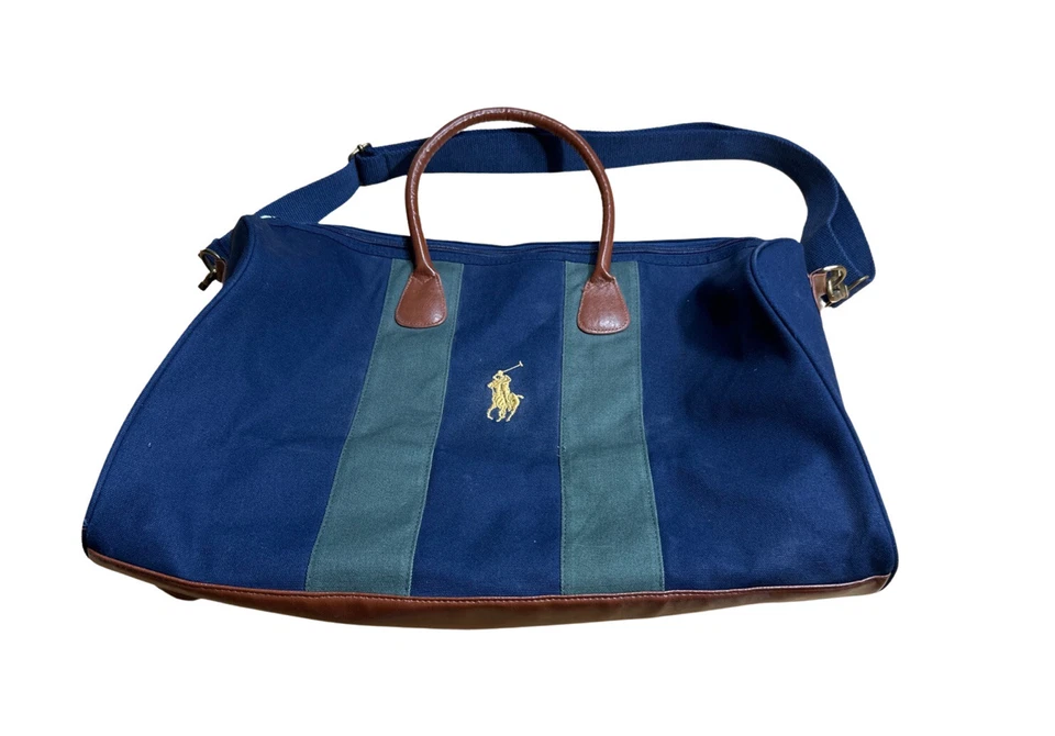 Ralph Lauren Fragrances Le Sac Black Duffle Bag Gym Bag Foto 1 de 4