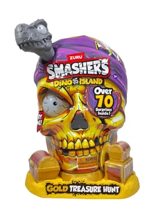 Zuru Smashers Dino Island Gold Treasure Hunt Pirate Skull Surprise Gray 2024 - Picture 1 of 17