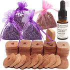 Cedarwood Rings & Lavender Bags - Natural Moth Repellent, Aromatic Eco-Friendly