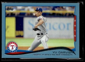 2014 Topps Update Walmart Blue Yu Darvish Texas Rangers #US-250 - Picture 1 of 2