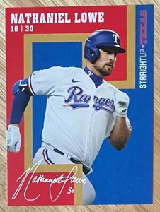 NATHANIEL LOWE, TEAM ISSUED 3" x 4" PHOTO CARD, TEXAS RANGERS LEGEND ! - Picture 1 of 1