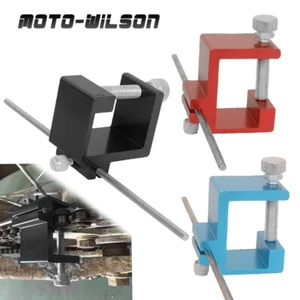 For Universal Motorcycle Chain Adjuster Tool Black Red Blue Chain Corrector Tool - Picture 1 of 22