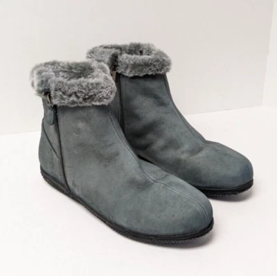 SoftWalk Helena ботильоны, серый замши, женщин 9,5 шириной - Изображение 1 из 4