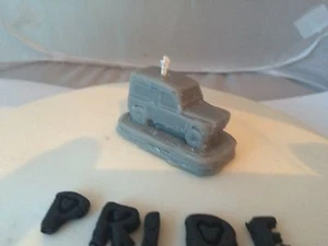Defender ref115 candle cake toppers in GREY birthday,annervisery etc - Picture 1 of 1