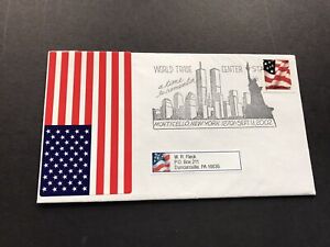 US 2002 Event Cover +9.11 World Trade Center Special Cancel + United States Flag