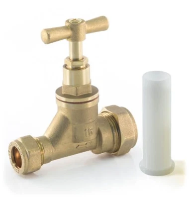 NAVIGATOR MSL 25 mm x 15 mm Absperrhahn Messing für blau MDPE Wasser Haupt zu Kupfer mit Rohrauskleidung