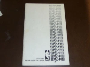 1979 1980 SAN ANTONIO SPURS NBA BASKETBALL  MEDIA GUIDE EX PLUS - Picture 1 of 1