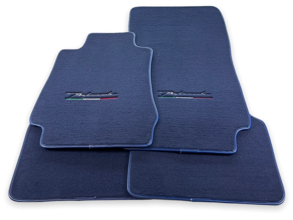 Alfombrillas para Alfa Romeo Mito 2017-2021 Perfomante alfombra azul oscuro a medida Foto 1 de 4