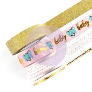 Prima Decorative Tapes "Heaven Sent 2" 4 x 10 Yards Baby Planner Washi 595395 - Picture 1 of 1