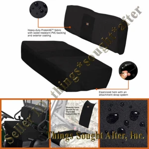 Funda de asiento Kawasaki Mule para 2020 2021 2022 2023 SX Series SxS UTV - negra - Imagen 1 de 6
