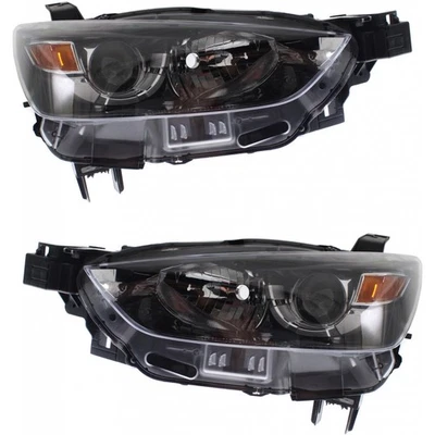 Par de montaje de luces delanteras (CAPA) para Mazda CX3 2016 2017 2018 2019 Foto 1 de 4