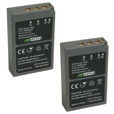 Wasabi Power Battery for Olympus BLS-1, BLS-5, BLS-50, PS-BLS1, PS-BLS5
