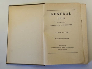 Alden Hatch General Ike Eine Biographie von Dwight D Eisenhower Buch 1944 BA - Bild 1 von 6