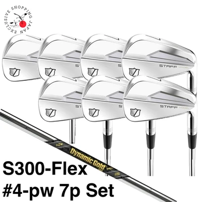 Wilson Staff Model Blade Iron Wedge 7 Set #4-PW S300-Flex Dynamic Gold 115 Shaft - Image 1 of 4