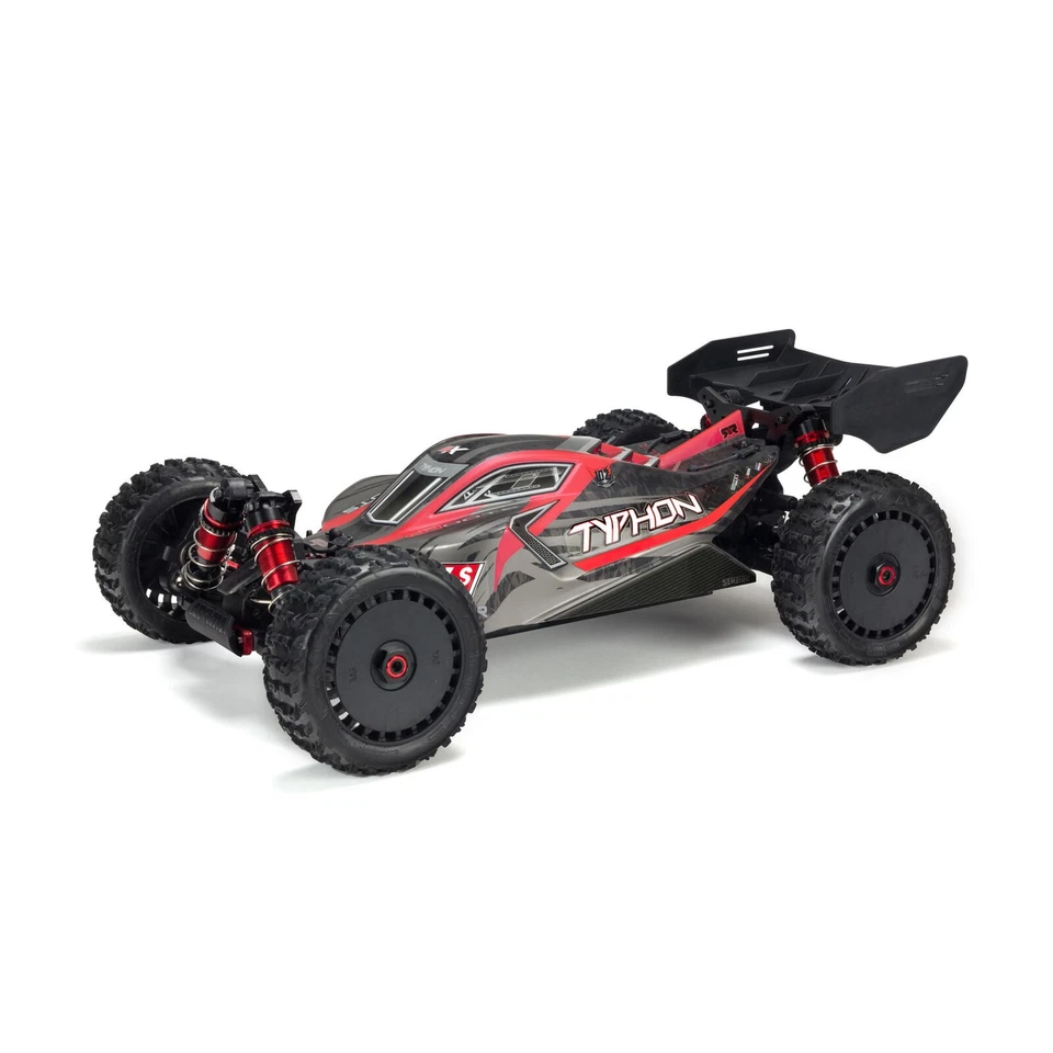 ARRMA ARA406120 - Cuerpo Typhon 6S con calcomanías, negro/rojo Foto 1 de 1