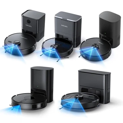 Lubluelu Roboter Saugroboter mit Wischfunktion Absaugstation LiDAR Navigation - Bild 1 von 4