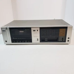 Vintage Mitsubishi Stereo Cassette Deck (For Parts Or Repair Only) Model DT-15 - Picture 1 of 5